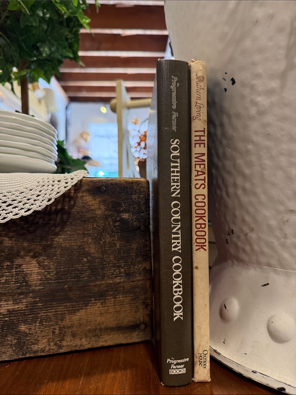 Southern Country Cookbook - Brown Hardcover Cookbook set of 2